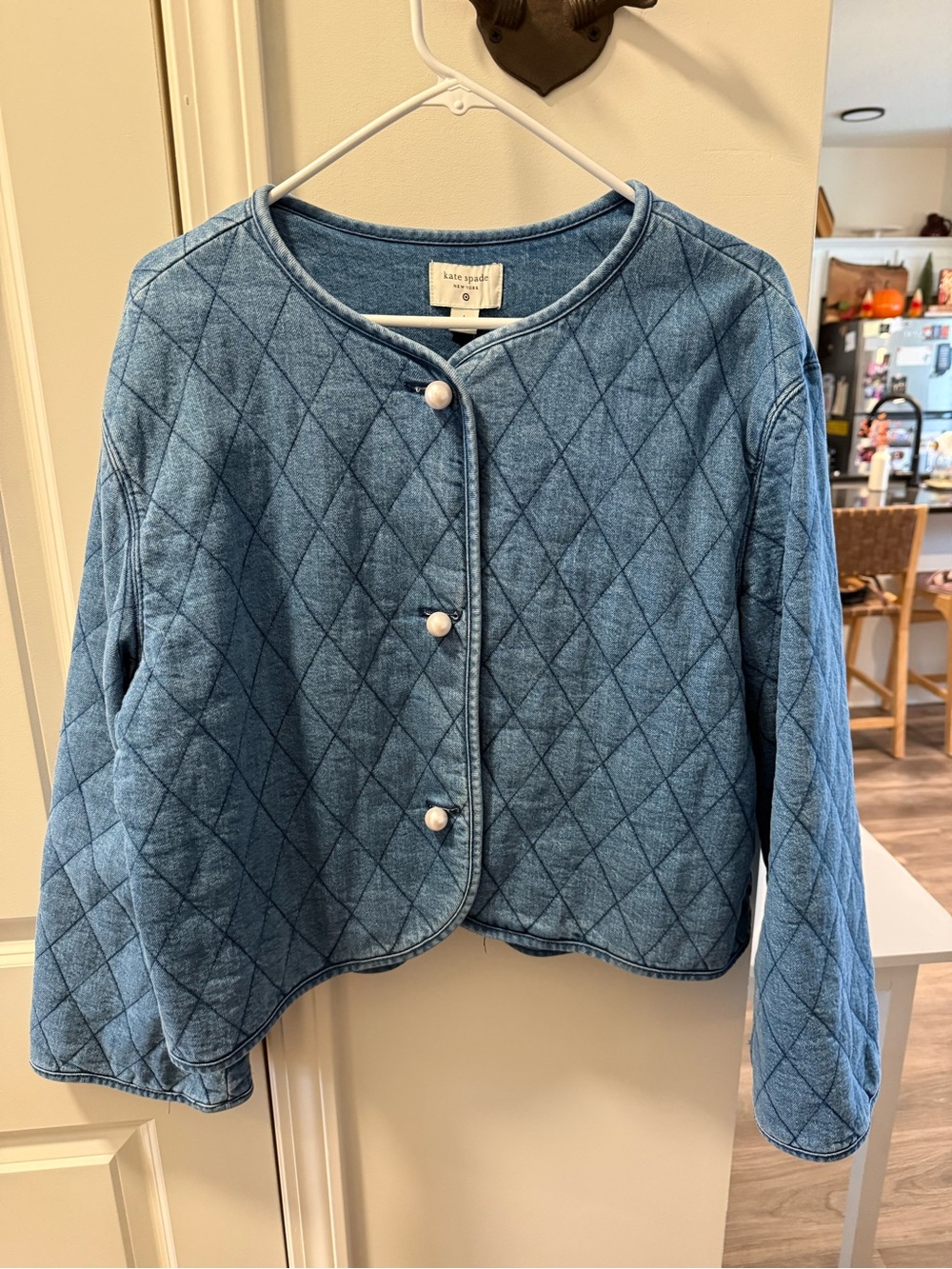 Kate Spade for Target Quilted Denim Jacket NWT